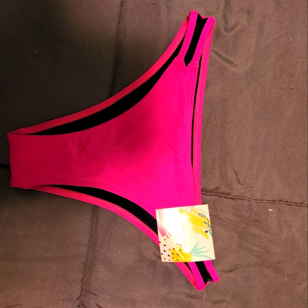 Fleo hot pink bikini bottom NWT